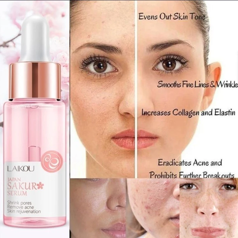 15 мл Сакура Гиалуроновая кислота для удаления пор акне жидкая увлажняющая