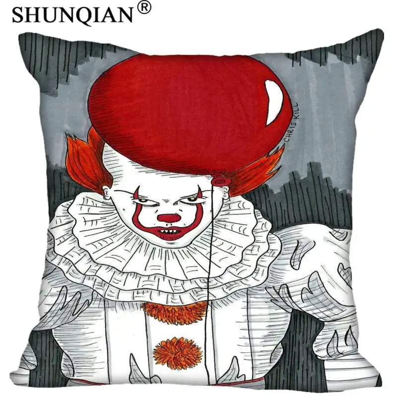 

New Arrival pennywise fan art Pillowcases zipper Custom Pillow Case More Size Custom your image gift