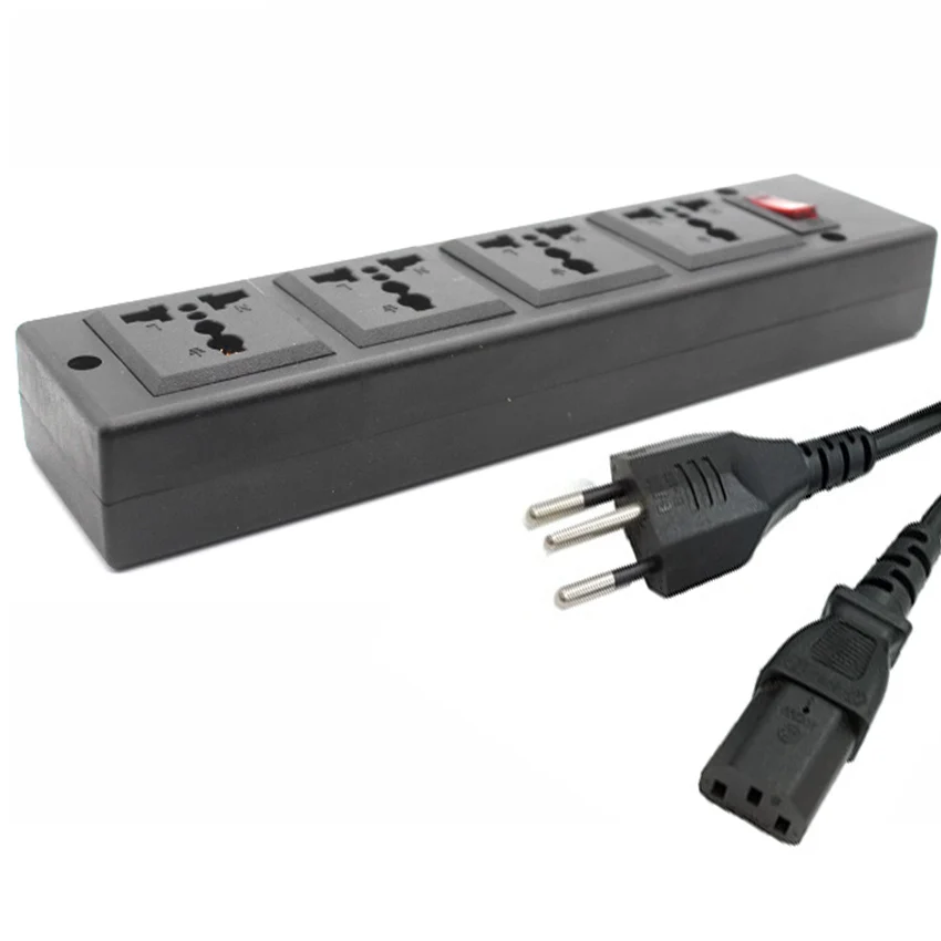Многофункциональный Швейцария 250v 13a 1 5 м 4 разъем ЕС Универсальный сетевой фильтр