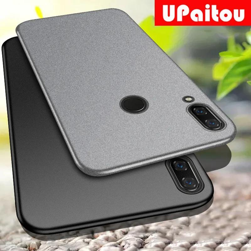 UPaitou Upgrade Matte TPU Case for Xiaomi Redmi 7A 7 Anti Fingerprint Soft Silicone Back Cover |