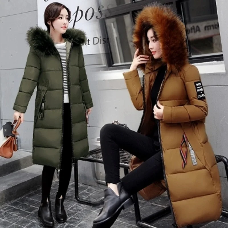 Пуховик женский зимний с большим воротником и капюшоном х/б|fashion jacket|jacket fashionfashion