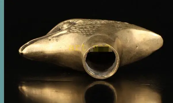 100% латунь чистая медь дедушка на удачу китайская винтажная старинная трость Орел