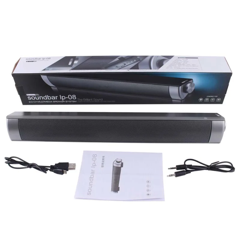 

Wireless Bluetooth Speaker Multimedia Portable Speakers Support TF AUX RCA for Phone TV Stereo Soundbar Loud Music Player