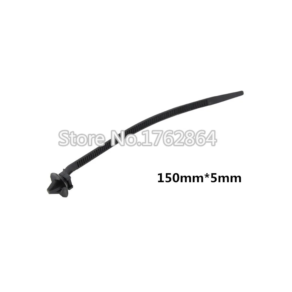 

100 PCS/lot 150*5mm Auto cable tie Aircraft type buckle