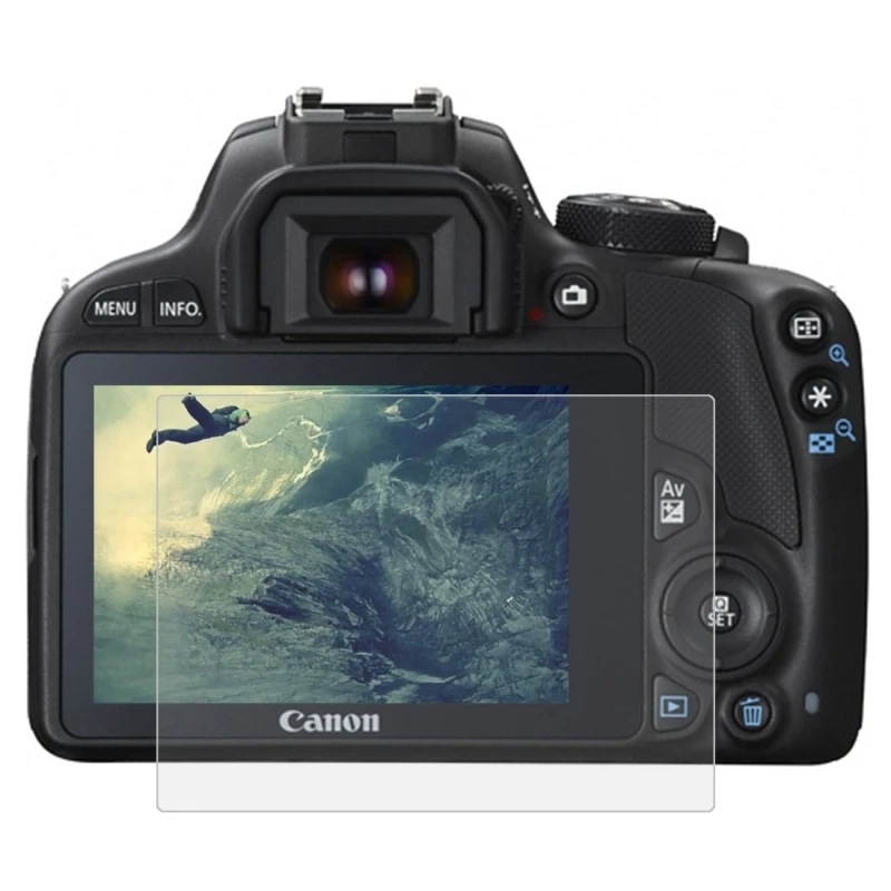Для Canon 100D Камера Экран протектор 2.5D изогнутые 9 H закаленное Стекло для Film (5
