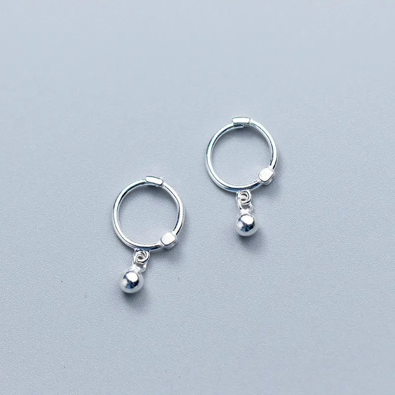 EY595 Silver INZATT, настоящее 925 пробы, серебряная звезда, сердце, бисер пентаграмма, маленькие серьги-кольца для женщин, вечерние, модные ювелирные аксессуары - Окраска металла: EY595 Silver