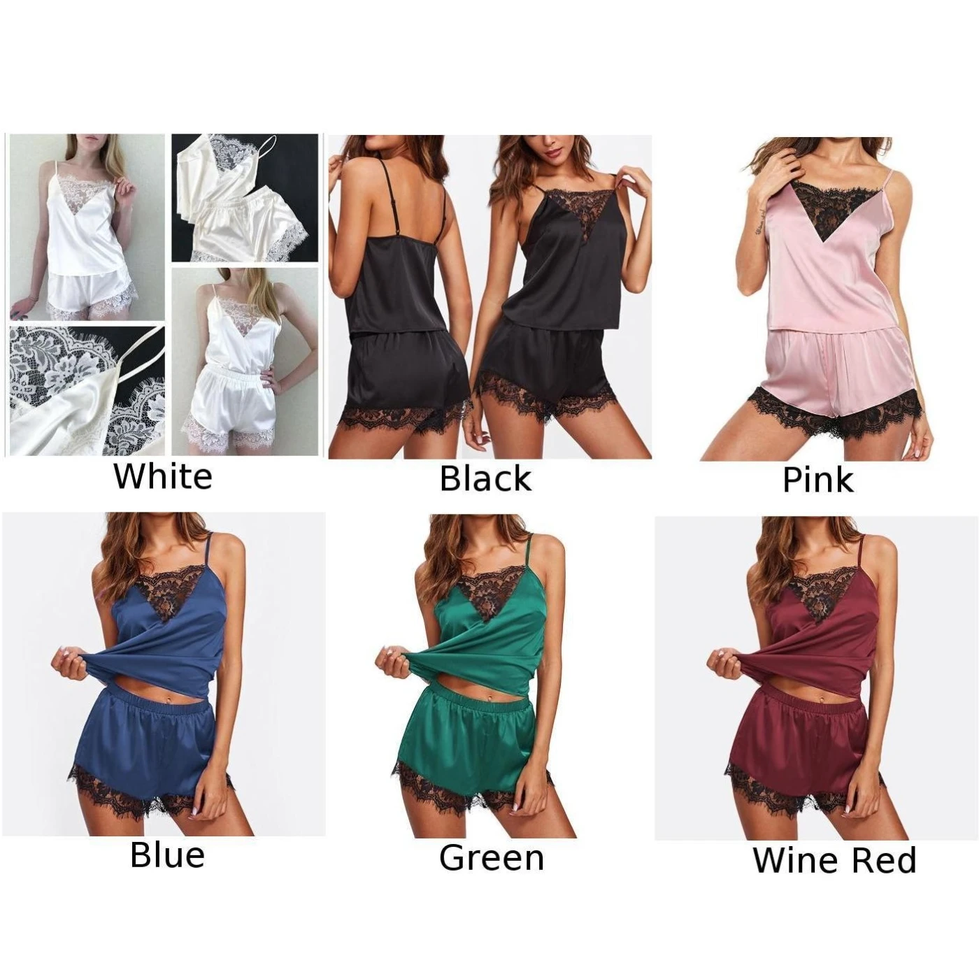 Женская домашняя летняя одежда для сна комплект безрукавная Пижама модная