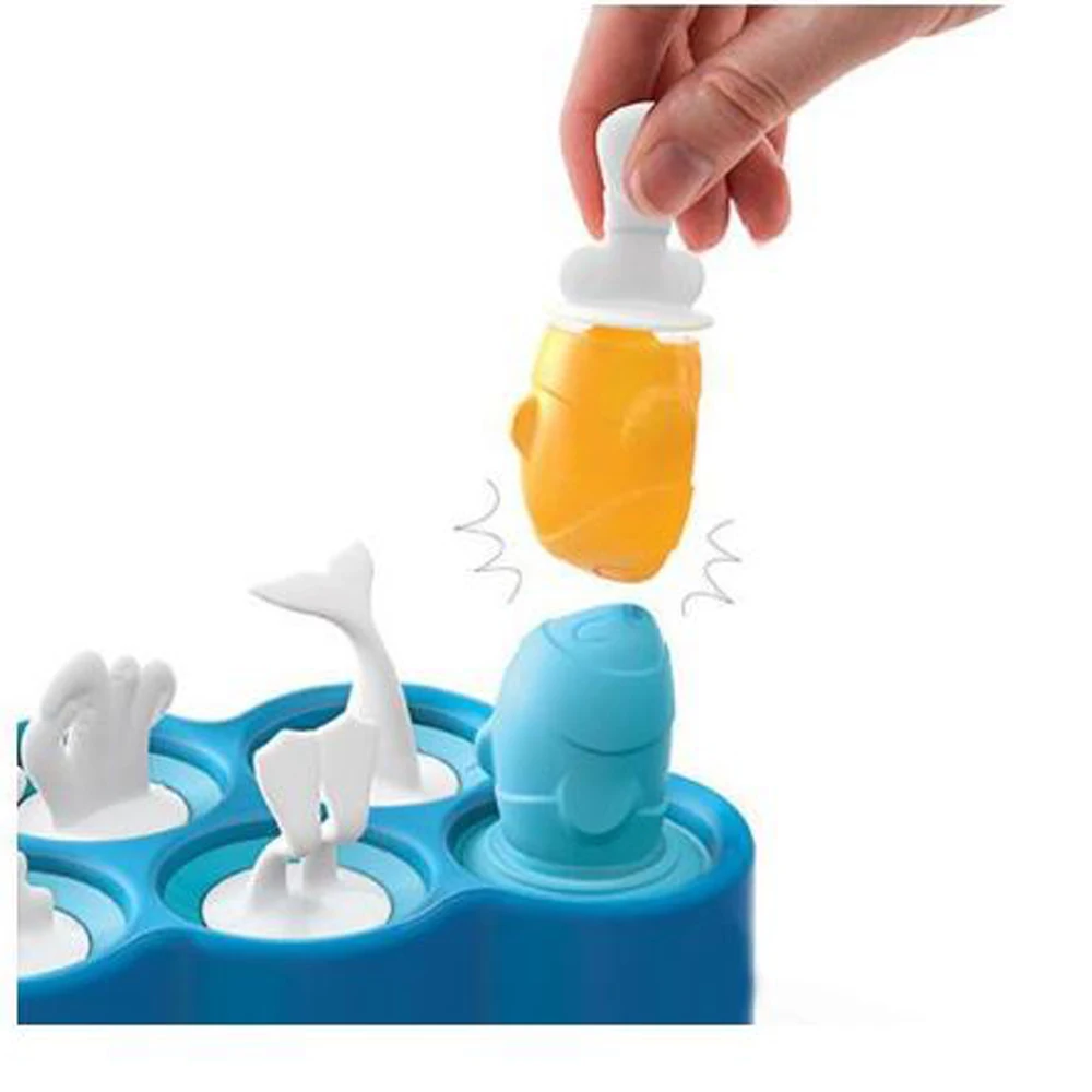 Icecube прессформа для приготовления крема креативная уродливая форма в форме рыбы