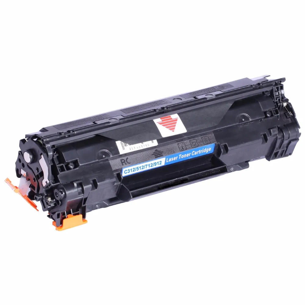 Картридж с тонером черный на 1500 страниц совместимый Canon CRG 312 512 912 для HP P1005 P1006 LBP3010