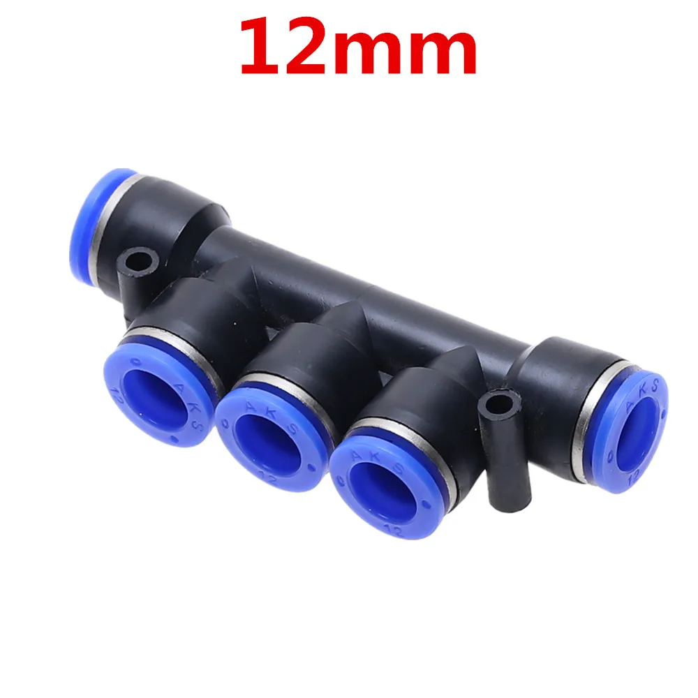 PK 4681012mm Пневматический распределительный щит на 5 разъем на обратной стороне обеспечивает удобство для пневматического соединения пуш-ап в подходит для Ipad Air/водяная трубка - Цвет: 12MM