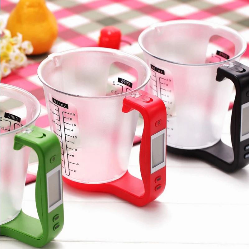 Новейшая цифровая электронная мерная чашка кухонные весы с ЖК-дисплеем