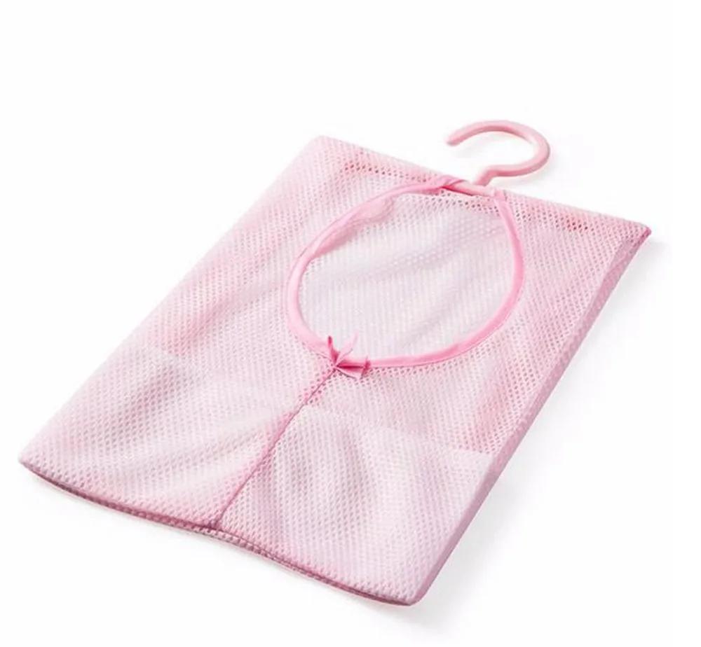 1Pcs Bathroom Storage Clothespin Mesh Bag Hooks Hanging Organizer Shower Bath Opberg Bakjes Voor #15 | Дом и сад