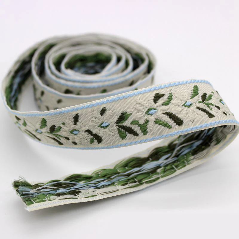 1 ярд Кантри Стиль Цветы лента с узором Ручное шитье для поделок кружева