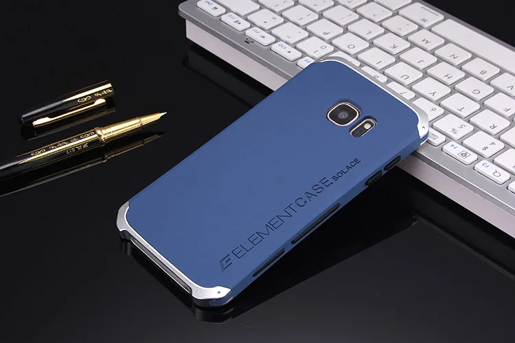 Чехол для samsung Galaxy S7 с алюминиевой металлической рамкой, Пластиковая Задняя крышка для S7 Capa Fundas Coque - Цвет: A
