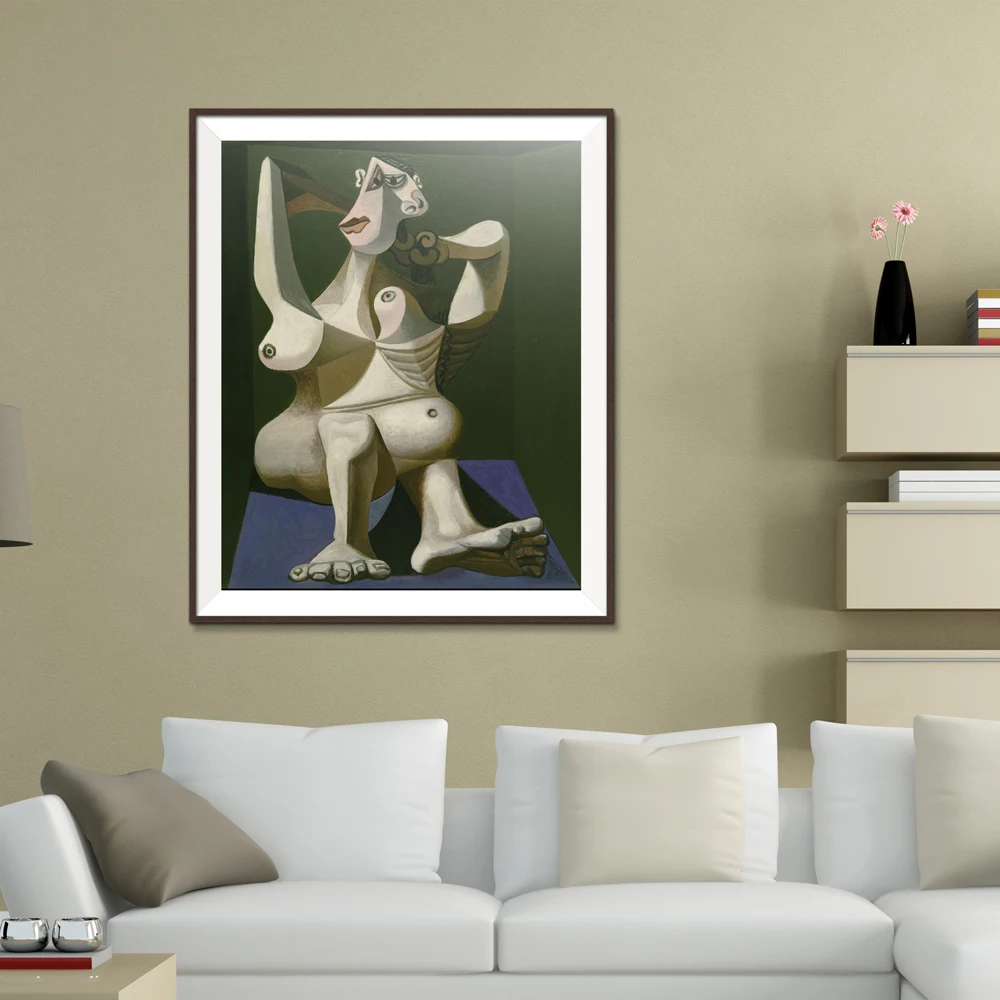 Picasso одевать ее волос женская фигура Абстрактная живопись выполненные рисунок