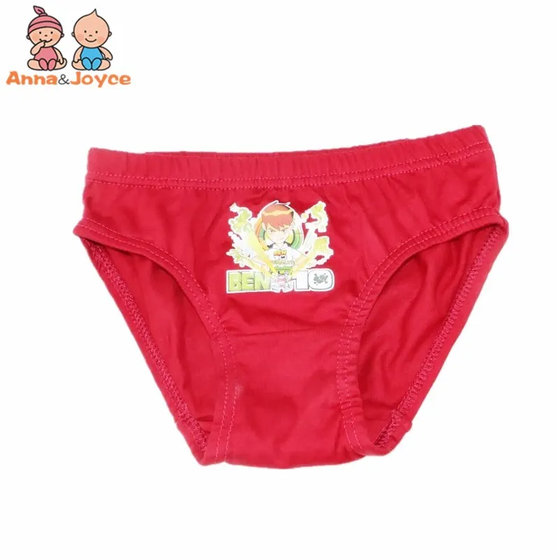 5 Mixed Hair Softening Boys Cartoon Printing Cotton Briefs Children's Underwear Three Yards -12 TNM0034 | Детская одежда и