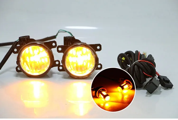 

eOsuns halogen fog lamp front bumper light +fog lamp cover for Ford Escort 2019