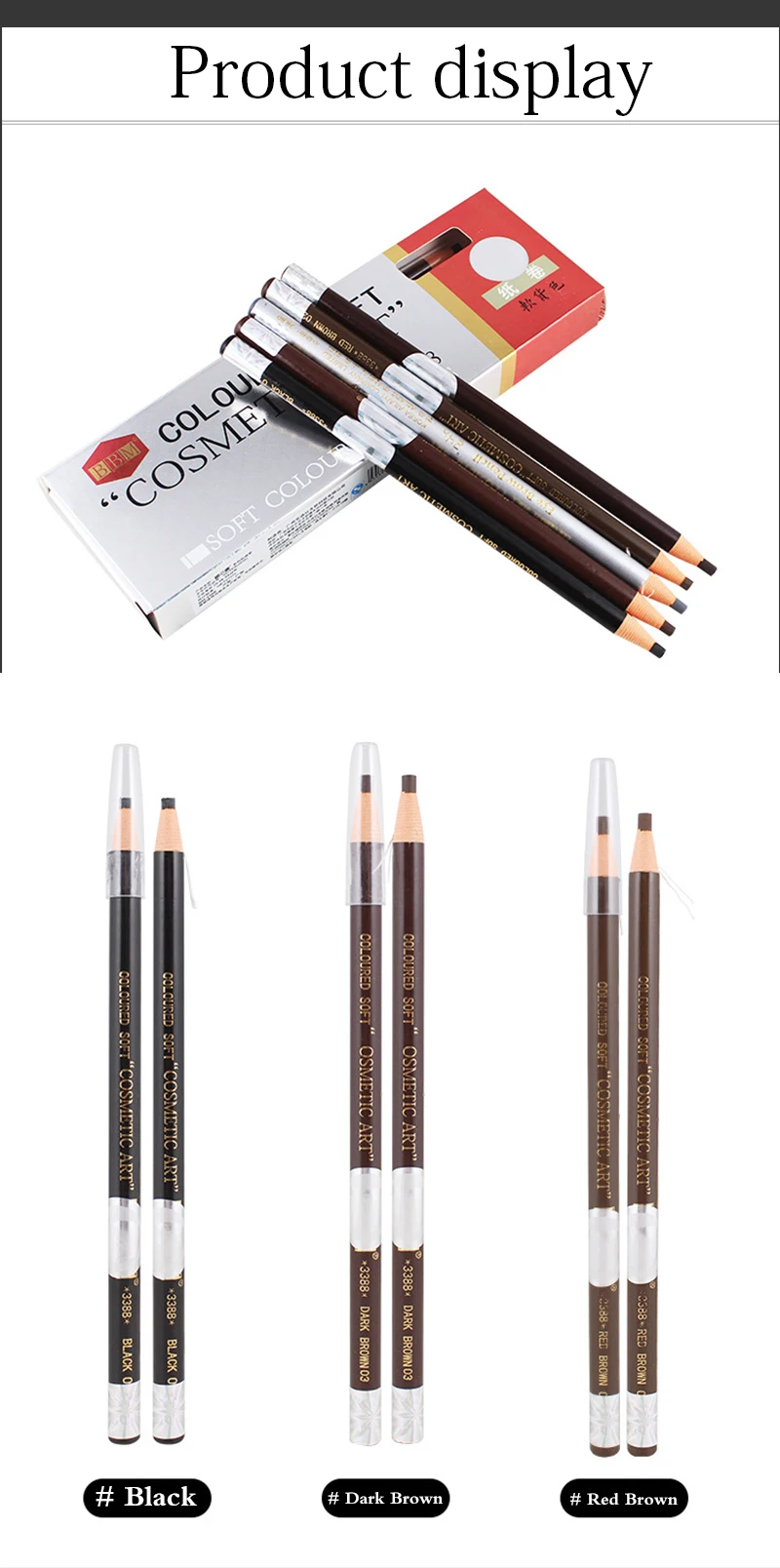2 шт./лот Microblading Водонепроницаемый карандаш для бровей Enhancer макияж Перманентный макияж бровей 5 цветов карандаш для бровей косметические средства