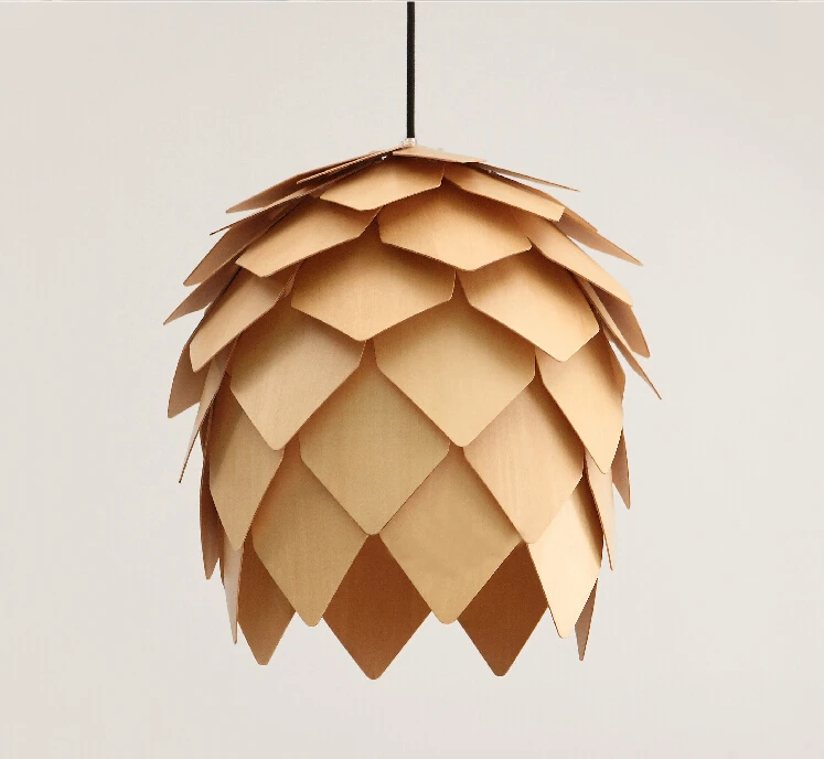 Подвесная лампа из соснового конуса для дома гостиной опт|pendant light lamp|lamp for homewood