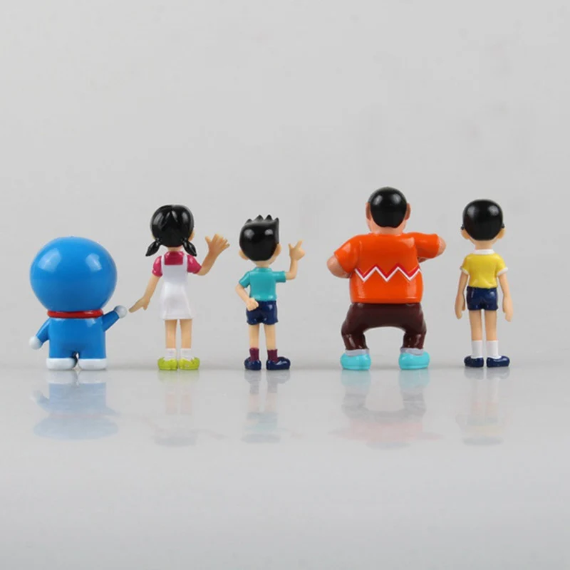 Экшн-фигурка Дораэмон 7 5 см шт./лот Nobita Sizuka Takeshi ПВХ экшн-фигурка Коллекционная