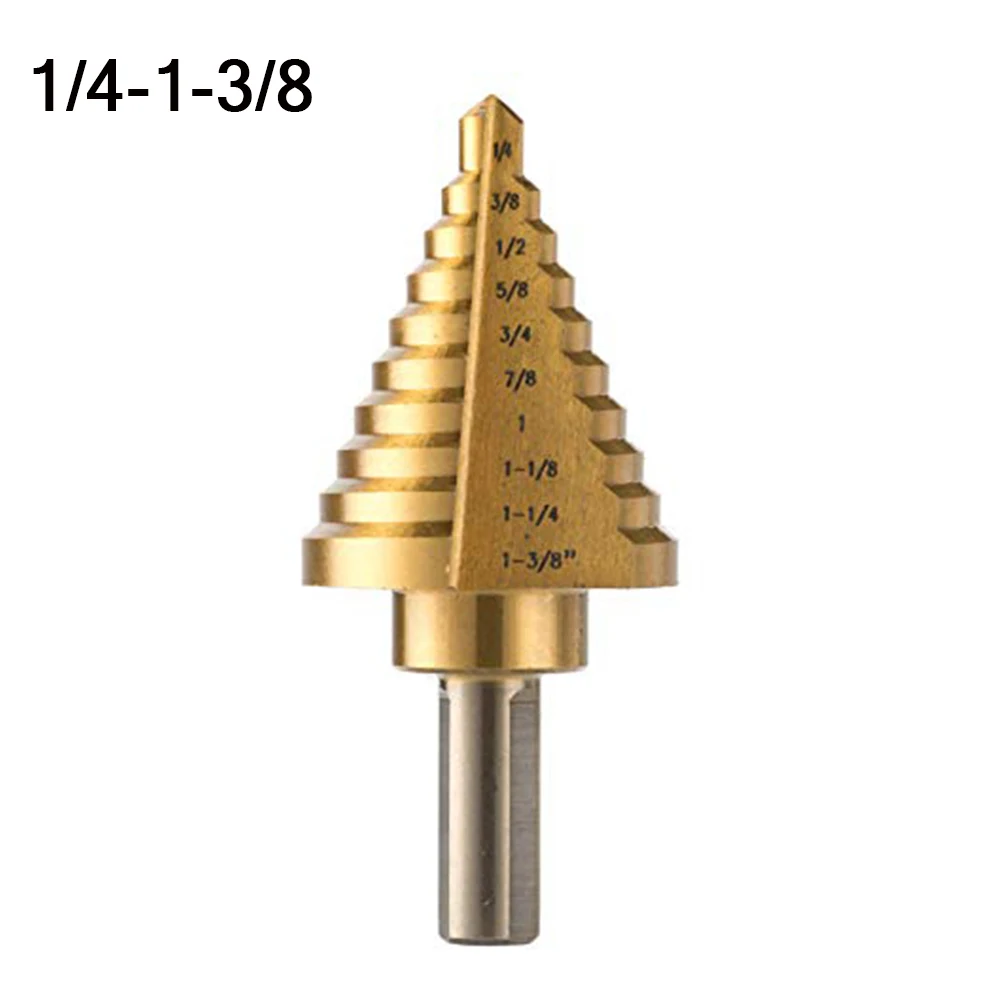 

1pcs High Speed Steel Drill Cone Bits For Sheet Metal Hole Drilling Cutting Multi Size Hole Stepped Up Drill Bit