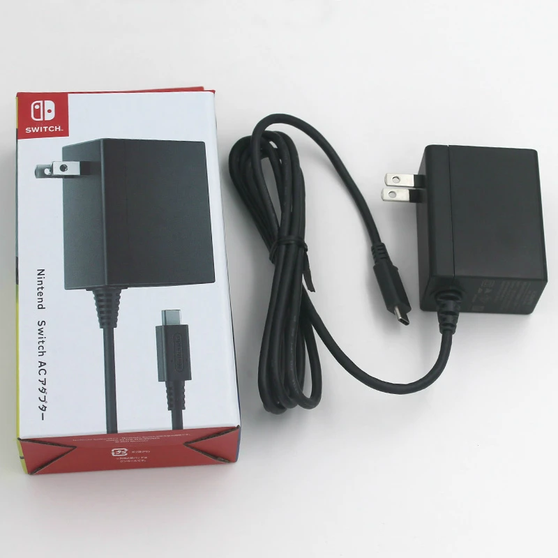 Оригинальный новый адаптер переменного тока для игровой консоли Nintendo Switch NS с