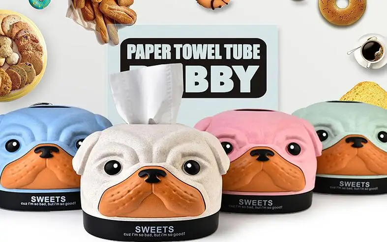 Тканевая коробка Bobby Dog модный мультяшный тканевый ящик для растений креативный