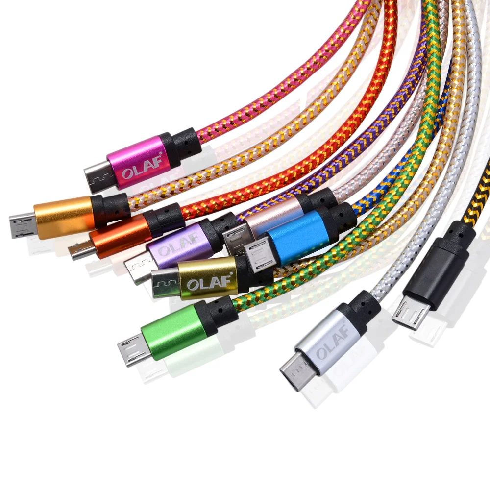 Кабель Micro USB OLAF кабель для быстрой зарядки и синхронизации данных 1 м 2 3 Samsung Huawei