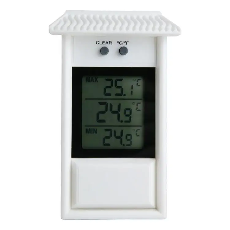 20~ 50C lcd Цифровой Крытый/Открытый водонепроницаемый термометр сад теплица стены Измерение температуры макс минимальное значение дисплея