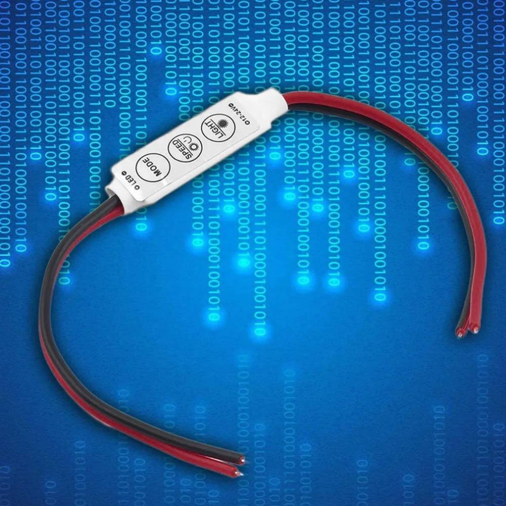 ICOCO 1 шт. высокое качество Лидер продаж мини RGB контроллер диммер переключатель