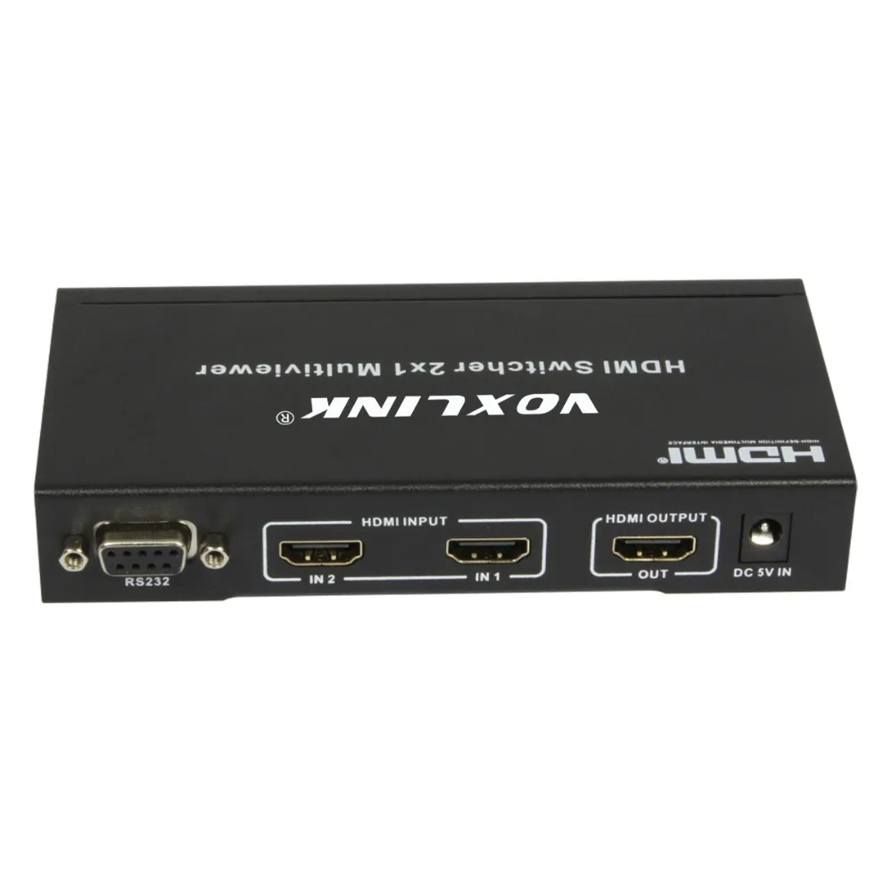 Voxlink 1080 P 2x1 Переключатель HDMI 2 Вход 1 выход Multi-Viewer PIP коробка переключения