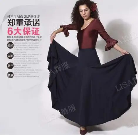 Новинка юбки для женщин и девушек черные красные Фламенго Roupa Flamenco |
