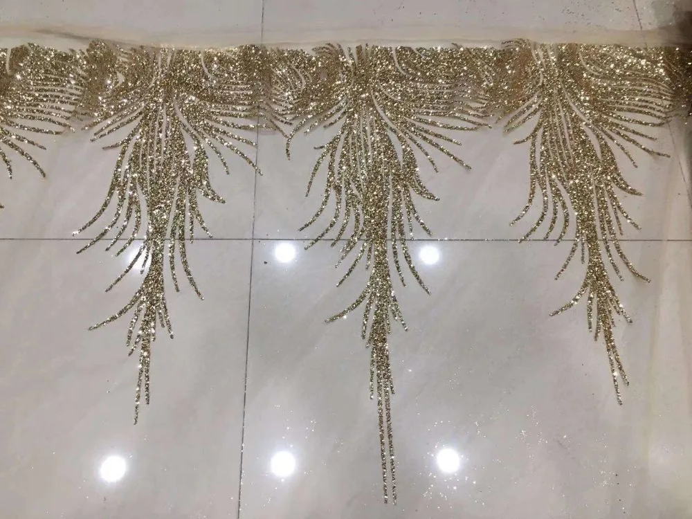 Специальная блестящая французская кружевная ткань для вечеринки Anan-1621