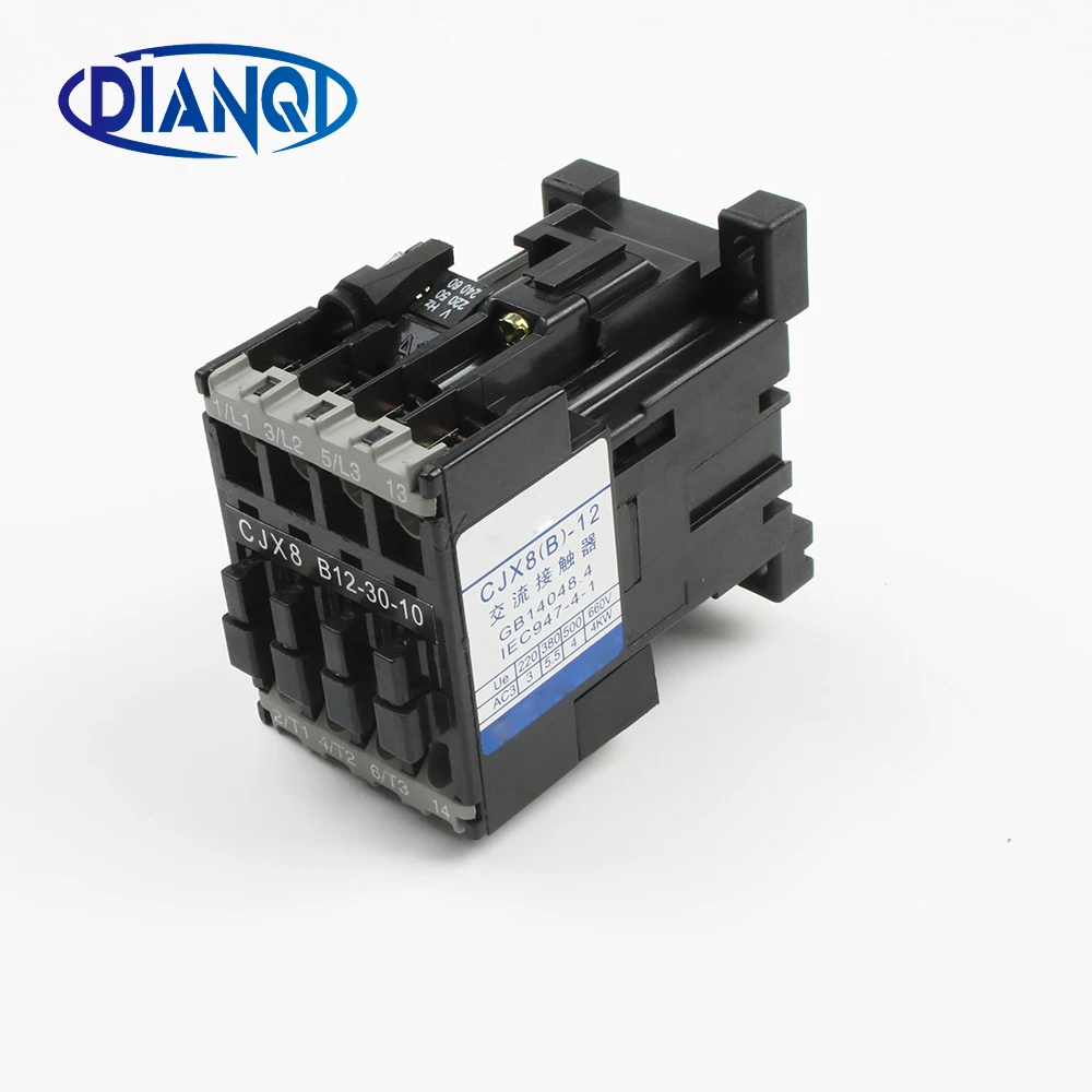 CJX8-12 контактор переменного тока серии B CJX8 b12 AC220V 12A 50/60 Гц | Обустройство дома