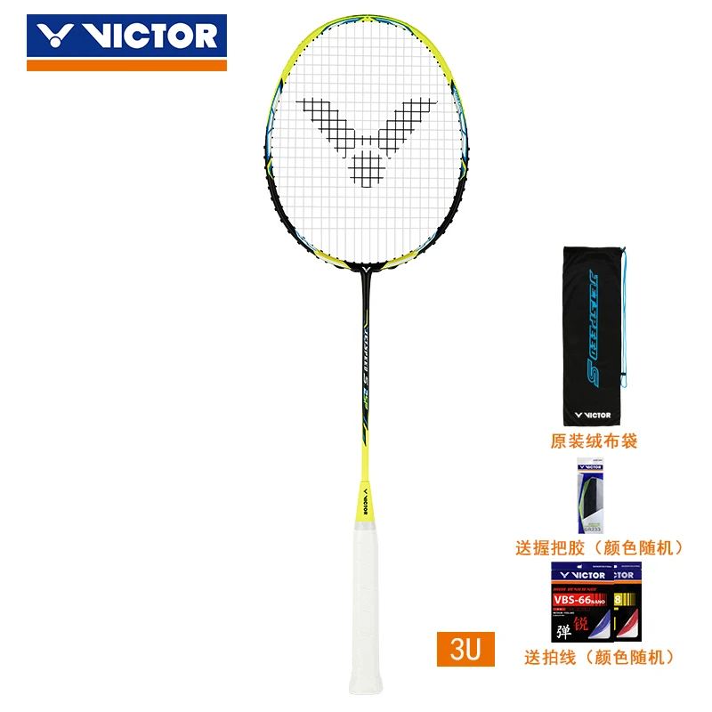 Новая Оригинальная ракетка Victor Jet speed S 3 2SP для бадминтона профессиональная