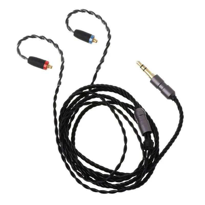MMCX кабель для наушников с серебряным покрытием обновленная Замена провода Shure SE535