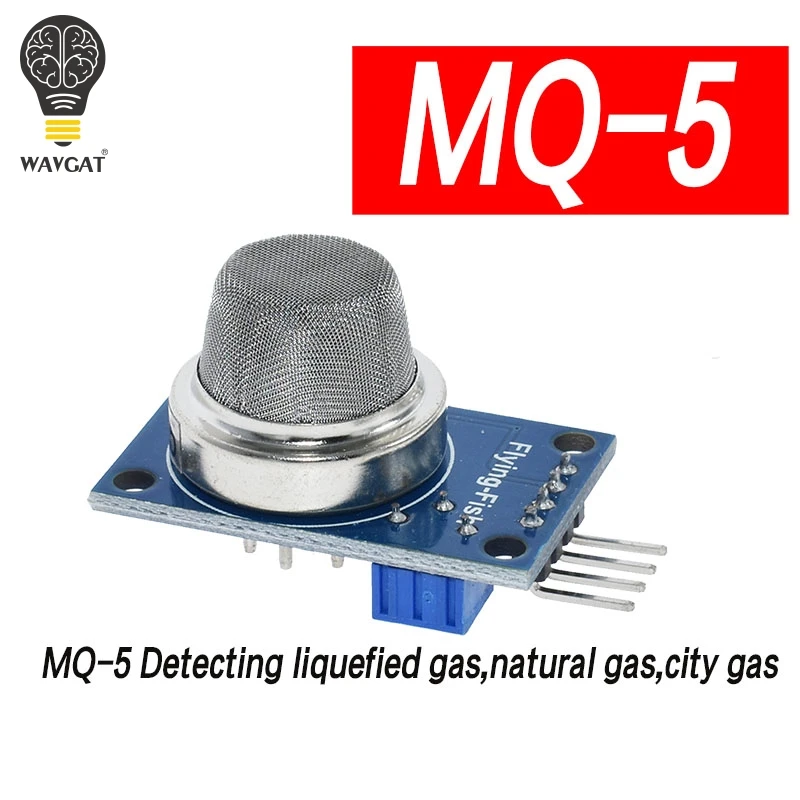 MQ5 MQ-2 MQ-3 MQ-4 MQ-5 MQ-6 MQ-7 MQ-8 MQ-9 MQ-135 детектор дыма метана сжиженный газ Сенсор модуль для Arduino Starter DIY Kit - Цвет: MQ5
