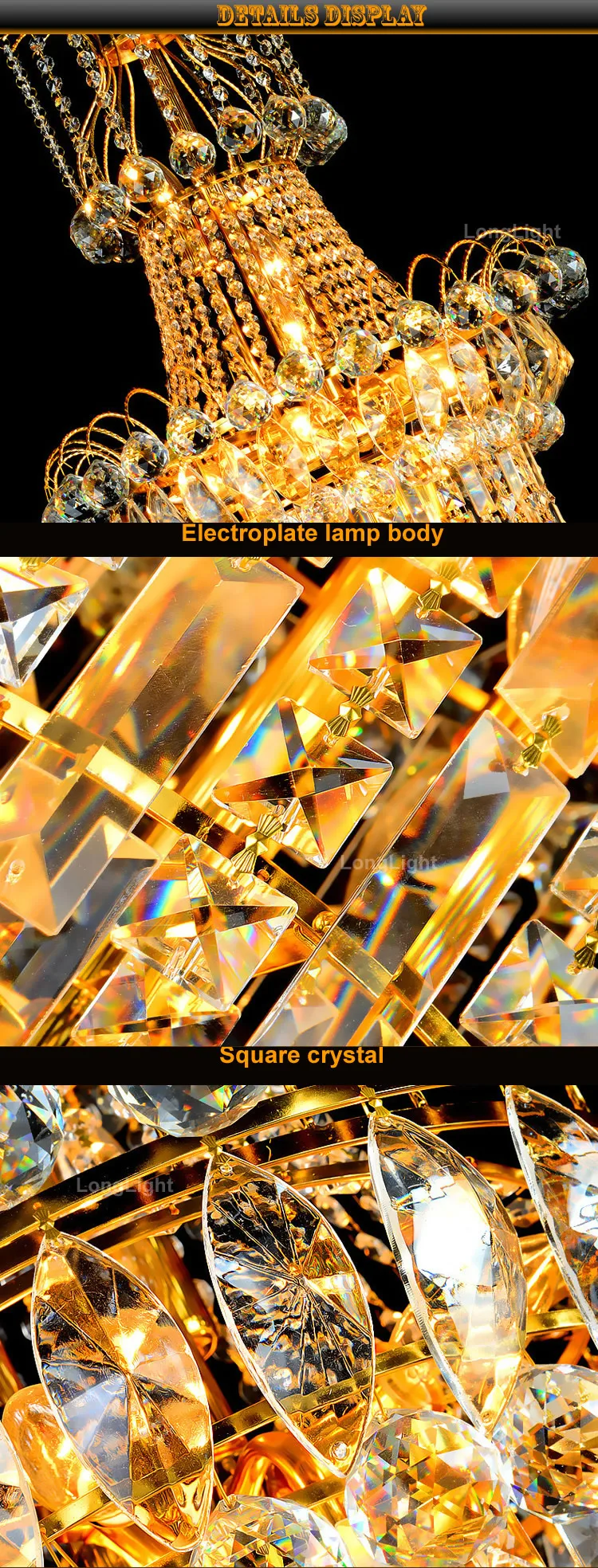 Cristal высококлассные хрустальные люстры K9, лестницы, большие светодиодные Современные Люстры, роскошные люстры, столовая, гостиная, лобби