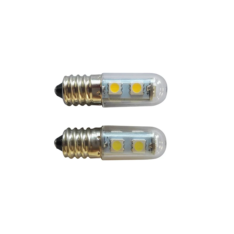 1x Мини E14 светодио дный лампы 5050 SMD 1 Вт хрустальная люстра 220 В Spotlight кукурузы лампочки кулон Холодильник света