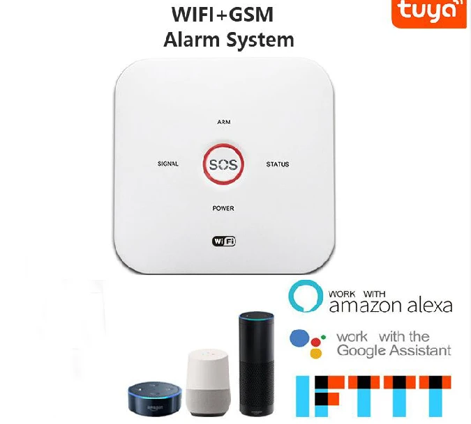 Yobang Security Tuya APP Control Wifi GSM домашняя охранная сигнализация система видео IP камера