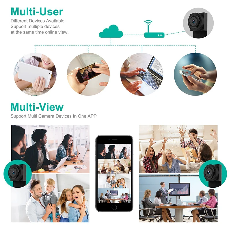 IP дистанционная сетевая камера Гибкая микро камера мини DV видеокамера мини Wifi камера 1080P Full HD видео аудио рекордер Скрытая TF