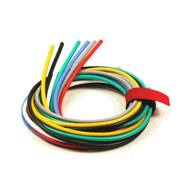 1 метр AWG 8 10 12 14 16 18 20 22 AWG гибкий силиконовый сплошной электронный провод луженая медная линия для двигателя самолета