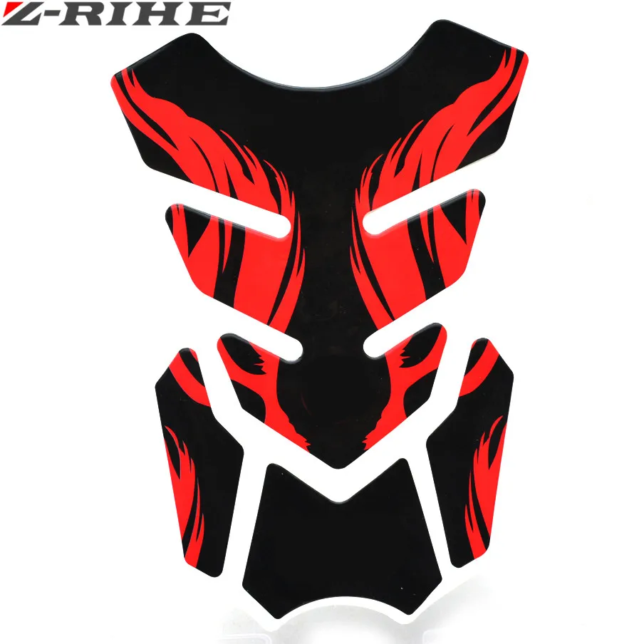 Резиновая 3D наклейка на мотоцикл чехол для подушки протектор бака татуировки