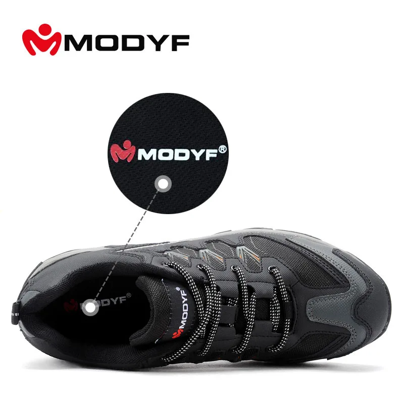2018 Новый Бесплатная доставка Modyf мужские рабочие ботинки со стальным носком