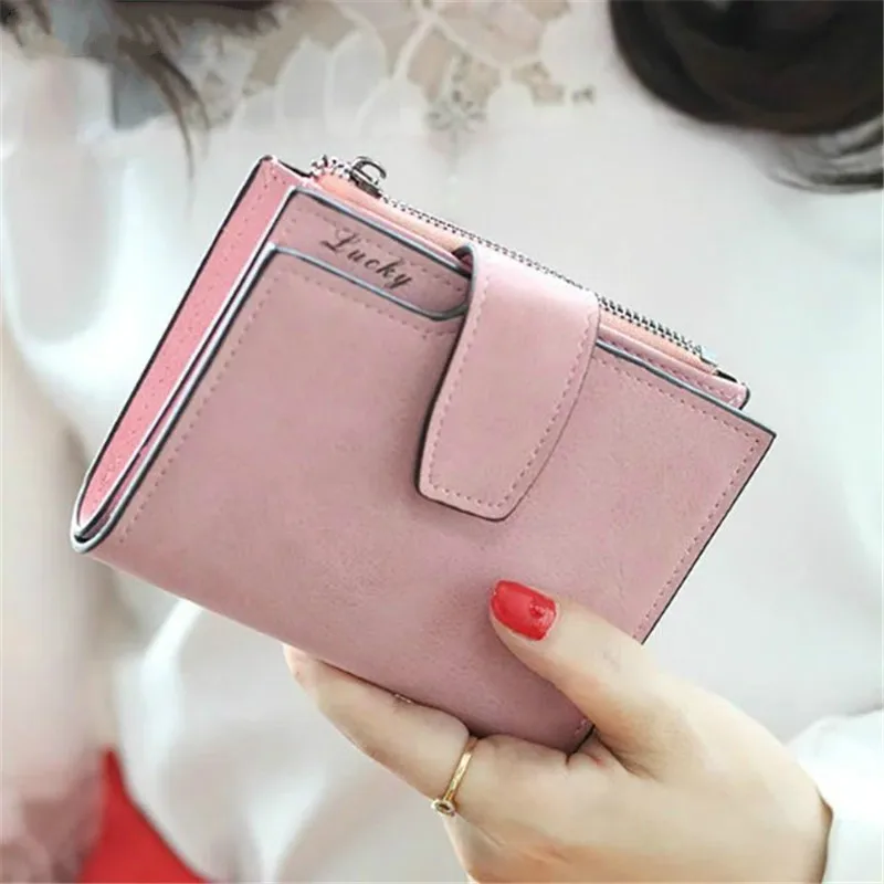Кошелек женский PU 2019 держатель для кредитных карт кошелек на молнии короткий