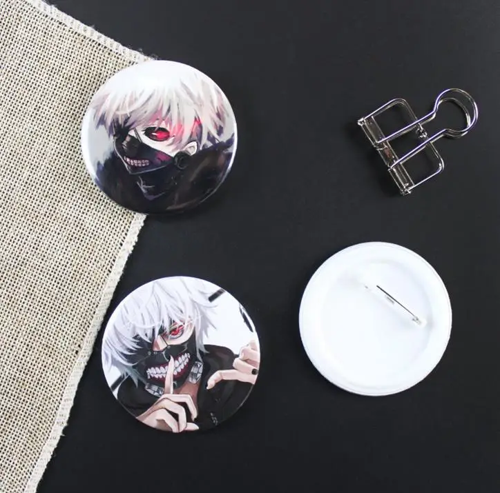 5 шт. кавайный Токийский Гуль значок косплея Kaneki Ken брошка мультфильм значки
