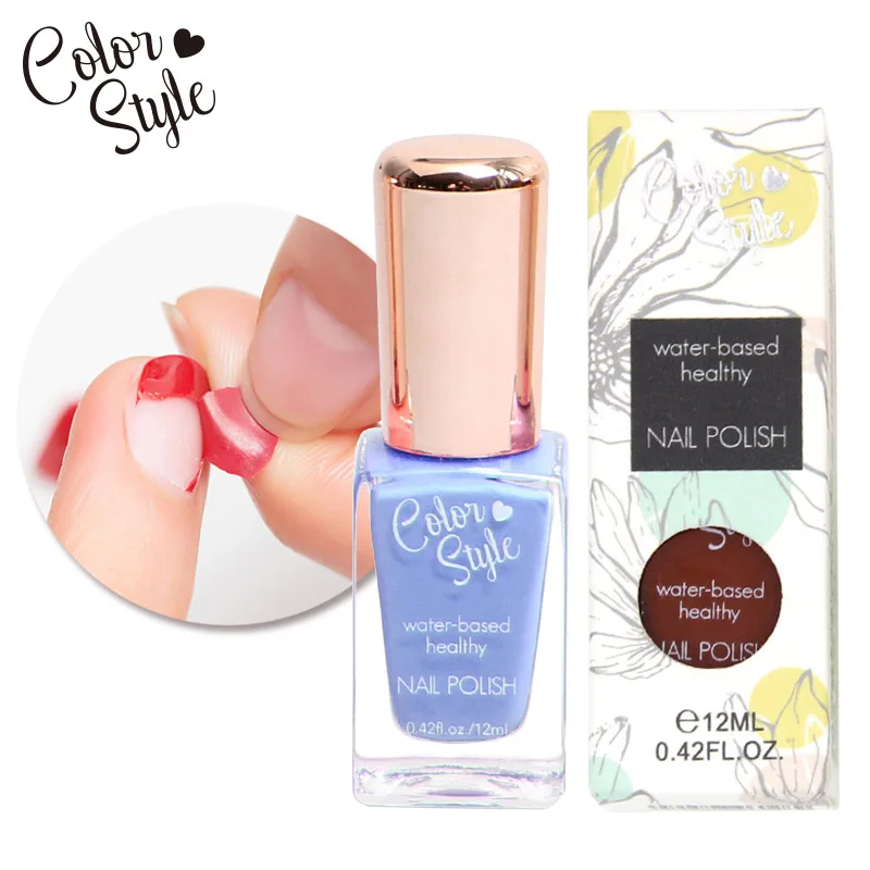 Лак для ногтей на водной основе может удаляться путем пилинга окружающей среды