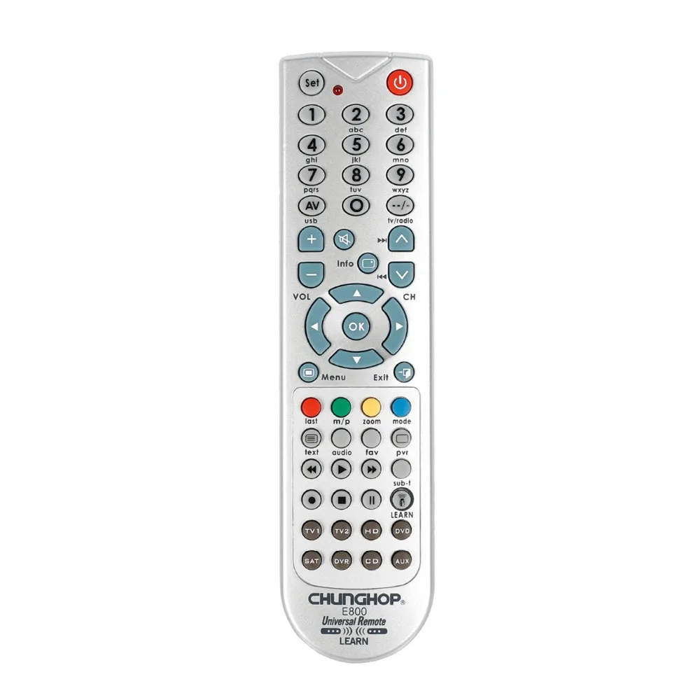 Универсальный пульт дистанционного управления для Chunghop lcd/led HD TV Blu Ray DVD Dvr CD Aux