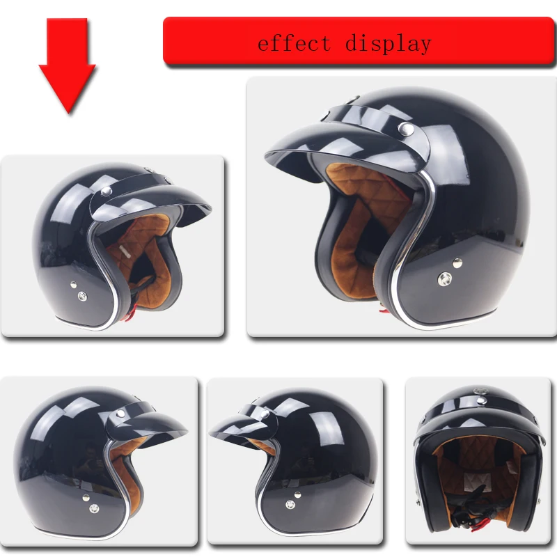 Шлем TORC RED SKULL DOT Approved с открытым лицом мотоциклетный шлем 9 цветов