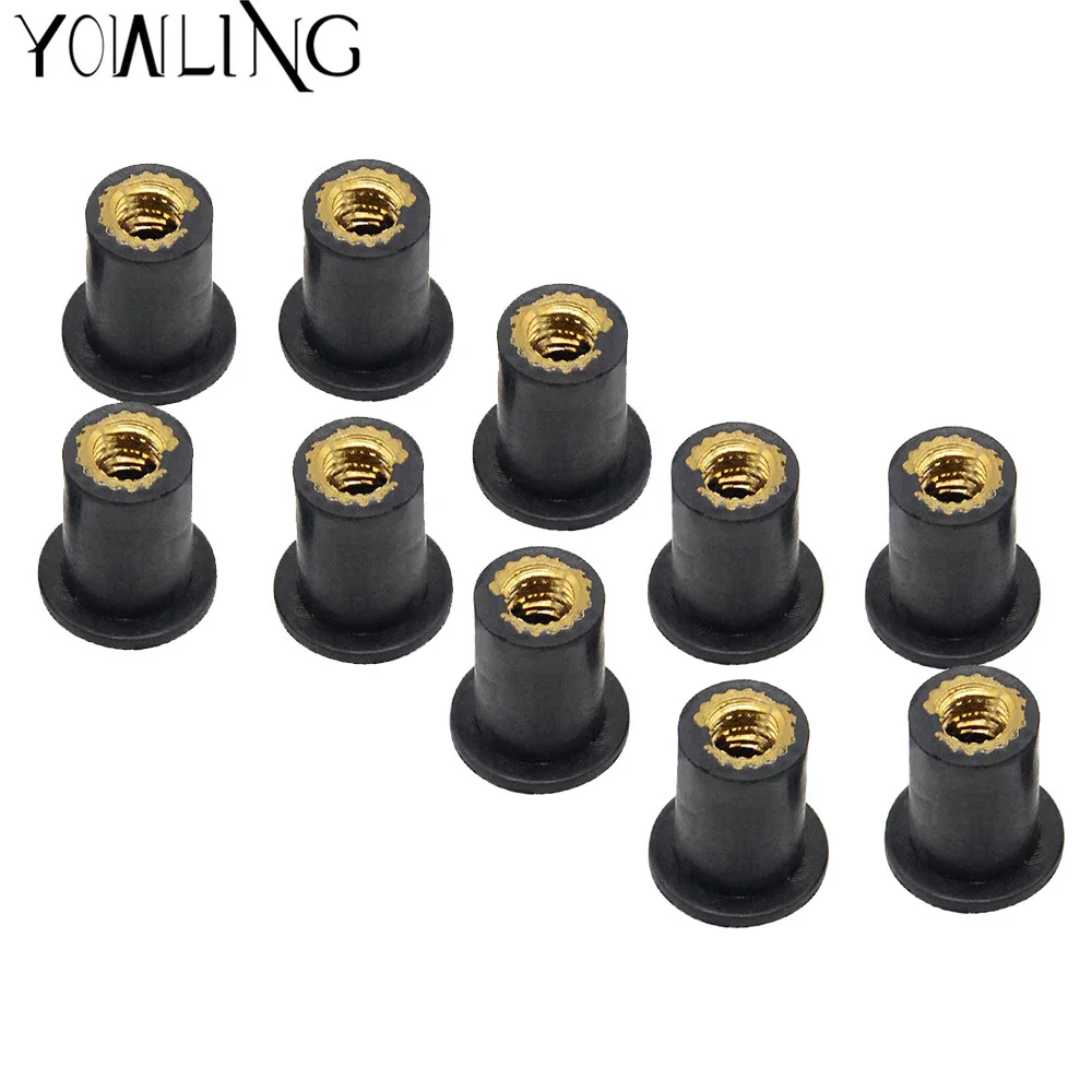 M5 5MM Motorcycle Windscreen Well Nuts Screw Bolt Blind Fastener for HONDA NC750 S/X CB1100/GIO special CB600F cb400 CB400SF | Автомобили